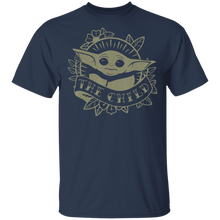 Load image into Gallery viewer, Star Wars The Mandalorian The Child Traditional Portrait T-Shirt Movie Fan Tshirt Fanart Gift Friends Logo T Shirts Quote Saying Slogans Shirt
