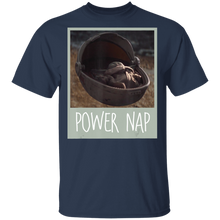 Load image into Gallery viewer, Star Wars The Mandalorian The Child Power Nap T-Shirt Movie Fan Tshirt Fanart Gift Friends Logo T Shirts Quote Saying Slogans Shirt
