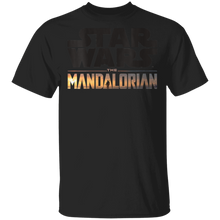 Load image into Gallery viewer, Womens Star Wars The Mandalorian Show Logo Stack C2 T-Shirt Movie Fan Tshirt Fanart Gift Friends Logo T Shirts Quote Saying Slogans Shirt
