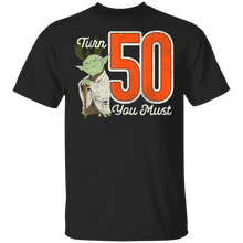 Load image into Gallery viewer, Star Wars Yoda 50th Birthday T-Shirt Movie Fan Tshirt Fanart Gift Friends Logo T Shirts Quote Saying Slogans Shirt
