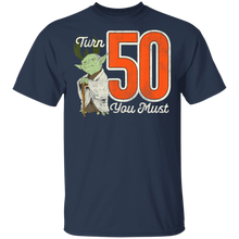 Load image into Gallery viewer, Star Wars Yoda 50th Birthday T-Shirt Movie Fan Tshirt Fanart Gift Friends Logo T Shirts Quote Saying Slogans Shirt

