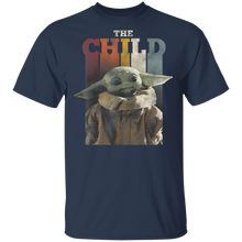 Load image into Gallery viewer, Star Wars The Mandalorian The Child Colorful Letters T-Shirt Movie Fan Tshirt Fanart Gift Friends Logo T Shirts Quote Saying Slogans Shirt
