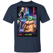 Load image into Gallery viewer, Star Wars The Mandalorian The Child Trading Card T-Shirt Movie Fan Tshirt Fanart Gift Friends Logo T Shirts Quote Saying Slogans Shirt
