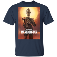 Load image into Gallery viewer, Star Wars The Mandalorian IG-11 Character Poster T-Shirt Movie Fan Tshirt Fanart Gift Friends Logo T Shirts Quote Saying Slogans Shirt
