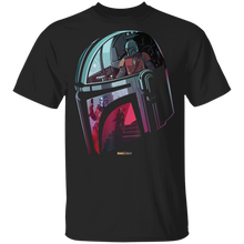 Load image into Gallery viewer, Star Wars The Mandalorian Helmet Scene Fill T-Shirt Movie Fan Tshirt Fanart Gift Friends Logo T Shirts Quote Saying Slogans Shirt
