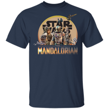 Load image into Gallery viewer, Star Wars The Mandalorian Mash Up Poster T-Shirt Movie Fan Tshirt Fanart Gift Friends Logo T Shirts Quote Saying Slogans Shirt

