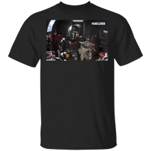 Load image into Gallery viewer, Star Wars The Mandalorian and The Child Pilot and Co-Pilot T-Shirt Movie Fan Tshirt Fanart Gift Friends Logo T Shirts Quote Saying Slogans Shirt
