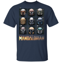 Load image into Gallery viewer, Star Wars The Mandalorian Helmet Box Up T-Shirt Movie Fan Tshirt Fanart Gift Friends Logo T Shirts Quote Saying Slogans Shirt
