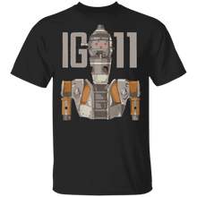 Load image into Gallery viewer, Star Wars The Mandalorian IG-11 Simple Portrait T-Shirt Movie Fan Tshirt Fanart Gift Friends Logo T Shirts Quote Saying Slogans Shirt
