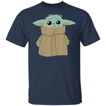 Load image into Gallery viewer, Star Wars The Mandalorian The Child Blushing Portrait T-Shirt Movie Fan Tshirt Fanart Gift Friends Logo T Shirts Quote Saying Slogans Shirt
