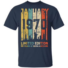 Load image into Gallery viewer, Vintage January 1970 Design 50 Years Old 1970 Birthday Gift
