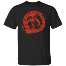 Load image into Gallery viewer, Star Wars The Mandalorian Bounty Hunter Stamp T-Shirt Movie Fan Tshirt Fanart Gift Friends Logo T Shirts Quote Saying Slogans Shirt
