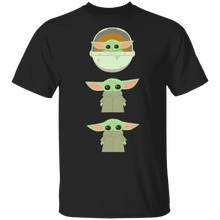Load image into Gallery viewer, Star Wars The Mandalorian The Child Cartoon Poses T-Shirt Movie Fan Tshirt Fanart Gift Friends Logo T Shirts Quote Saying Slogans Shirt
