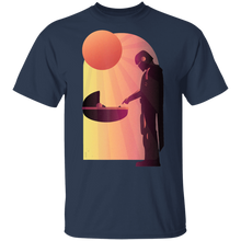 Load image into Gallery viewer, Star Wars The Mandalorian The Child Discovery Silhouette T-Shirt Movie Fan Tshirt Fanart Gift Friends Logo T Shirts Quote Saying Slogans Shirt
