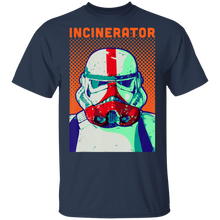Load image into Gallery viewer, Star Wars The Mandalorian Incinerator Trooper Comic Portrait T-Shirt Movie Fan Tshirt Fanart Gift Friends Logo T Shirts Quote Saying Slogans Shirt
