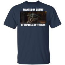 Load image into Gallery viewer, Star Wars The Mandalorian The Child Wanted Portrait T-Shirt Movie Fan Tshirt Fanart Gift Friends Logo T Shirts Quote Saying Slogans Shirt
