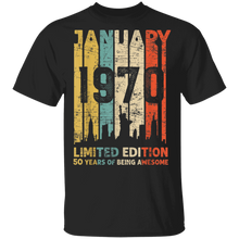 Load image into Gallery viewer, Vintage January 1970 Design 50 Years Old 1970 Birthday Gift
