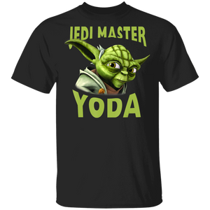 Star Wars The Clone Wars Jedi Master Yoda Big Face T-Shirt Movie Fan Tshirt Fanart Gift Friends Logo T Shirts Quote Saying Slogans Shirt