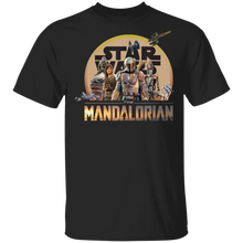 Load image into Gallery viewer, Star Wars The Mandalorian Mash Up Poster T-Shirt Movie Fan Tshirt Fanart Gift Friends Logo T Shirts Quote Saying Slogans Shirt
