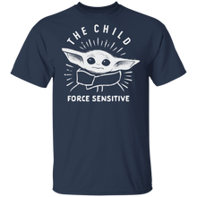 Load image into Gallery viewer, Star Wars The Mandalorian The Child Force Sensitive T-Shirt Movie Fan Tshirt Fanart Gift Friends Logo T Shirts Quote Saying Slogans Shirt

