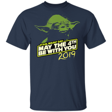 Load image into Gallery viewer, Star Wars Day Yoda May the 4th Be With You 2019 T-Shirt Movie Fan Tshirt Fanart Gift Friends Logo T Shirts Quote Saying Slogans Shirt
