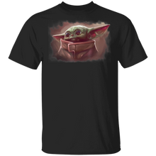 Load image into Gallery viewer, Star Wars The Mandalorian The Child Cute Painted Portrait T-Shirt Movie Fan Tshirt Fanart Gift Friends Logo T Shirts Quote Saying Slogans Shirt
