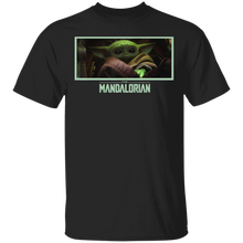 Load image into Gallery viewer, Star Wars The Mandalorian The Child The Stare Portrait T-Shirt Movie Fan Tshirt Fanart Gift Friends Logo T Shirts Quote Saying Slogans Shirt

