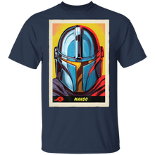 Load image into Gallery viewer, Star Wars The Mandalorian Mando Trading Card T-Shirt Movie Fan Tshirt Fanart Gift Friends Logo T Shirts Quote Saying Slogans Shirt
