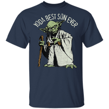 Load image into Gallery viewer, Star Wars Yoda The Best Son Ever Portrait T-Shirt Movie Fan Tshirt Fanart Gift Friends Logo T Shirts Quote Saying Slogans Shirt
