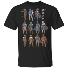 Load image into Gallery viewer, Star Wars The Mandalorian Bounty Hunters This is the Way T-Shirt Movie Fan Tshirt Fanart Gift Friends Logo T Shirts Quote Saying Slogans Shirt
