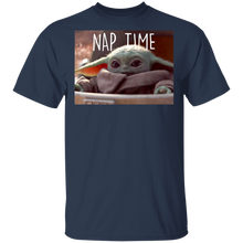 Load image into Gallery viewer, Star Wars The Mandalorian The Child Nap Time T-Shirt Movie Fan Tshirt Fanart Gift Friends Logo T Shirts Quote Saying Slogans Shirt
