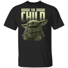 Load image into Gallery viewer, Star Wars The Mandalorian The Child Portrait T-Shirt Movie Fan Tshirt Fanart Gift Friends Logo T Shirts Quote Saying Slogans Shirt
