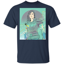 Load image into Gallery viewer, Star Wars The Mandalorian Cara Dune Art Deco T-Shirt Movie Fan Tshirt Fanart Gift Friends Logo T Shirts Quote Saying Slogans Shirt
