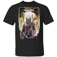 Load image into Gallery viewer, Star Wars The Mandalorian Conquer Poster T-Shirt Movie Fan Tshirt Fanart Gift Friends Logo T Shirts Quote Saying Slogans Shirt
