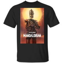 Load image into Gallery viewer, Star Wars The Mandalorian IG-11 Poster T-Shirt Movie Fan Tshirt Fanart Gift Friends Logo T Shirts Quote Saying Slogans Shirt
