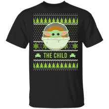 Load image into Gallery viewer, Star Wars The Mandalorian The Child Ugly Christmas Style T-Shirt Movie Fan Tshirt Fanart Gift Friends Logo T Shirts Quote Saying Slogans Shirt
