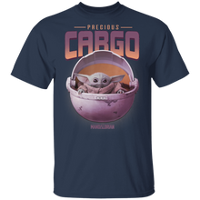Load image into Gallery viewer, Star Wars The Mandalorian The Child Precious Cargo Purple T-Shirt Movie Fan Tshirt Fanart Gift Friends Logo T Shirts Quote Saying Slogans Shirt
