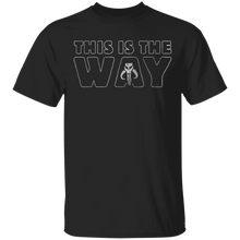 Load image into Gallery viewer, Star Wars The Mandalorian This Is The Way Mythosaur T-Shirt Movie Fan Tshirt Fanart Gift Friends Logo T Shirts Quote Saying Slogans Shirt
