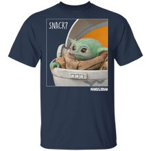 Load image into Gallery viewer, Star Wars The Mandalorian The Child Snack Time T-Shirt Movie Fan Tshirt Fanart Gift Friends Logo T Shirts Quote Saying Slogans Shirt
