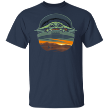 Load image into Gallery viewer, Star Wars The Mandalorian The Child Sunset Fill T-Shirt Movie Fan Tshirt Fanart Gift Friends Logo T Shirts Quote Saying Slogans Shirt
