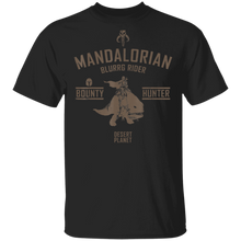 Load image into Gallery viewer, Star Wars The Mandalorian Blurrg Rider Logo T-Shirt Movie Fan Tshirt Fanart Gift Friends Logo T Shirts Quote Saying Slogans Shirt
