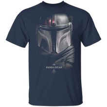 Load image into Gallery viewer, Star Wars The Mandalorian Dark Portrait T-Shirt Movie Fan Tshirt Fanart Gift Friends Logo T Shirts Quote Saying Slogans Shirt
