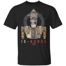 Load image into Gallery viewer, Star Wars The Mandalorian IG-11 Nurse Droid Portrait T-Shirt Movie Fan Tshirt Fanart Gift Friends Logo T Shirts Quote Saying Slogans Shirt
