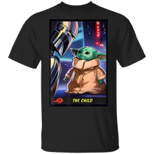 Load image into Gallery viewer, Star Wars The Mandalorian The Child Trading Card T-Shirt Movie Fan Tshirt Fanart Gift Friends Logo T Shirts Quote Saying Slogans Shirt
