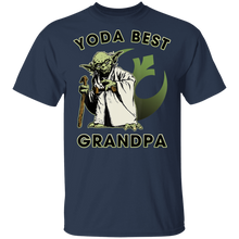 Load image into Gallery viewer, Star Wars Yoda Best Grandpa Rebel Logo T-Shirt Movie Fan Tshirt Fanart Gift Friends Logo T Shirts Quote Saying Slogans Shirt
