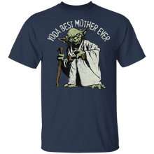 Load image into Gallery viewer, Star Wars Yoda Best Mother Ever Portrait T-Shirt Movie Fan Tshirt Fanart Gift Friends Logo T Shirts Quote Saying Slogans Shirt
