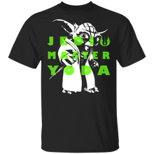 Load image into Gallery viewer, Star Wars Clone Wars Yoda Jedi Master Text Overlay T-Shirt Movie Fan Tshirt Fanart Gift Friends Logo T Shirts Quote Saying Slogans Shirt

