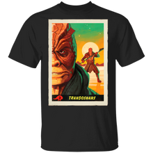 Load image into Gallery viewer, Star Wars The Mandalorian Trandoshans Trading Card T-Shirt Movie Fan Tshirt Fanart Gift Friends Logo T Shirts Quote Saying Slogans Shirt
