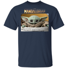 Load image into Gallery viewer, Star Wars The Mandalorian The Child Big Eyes Portrait Logo T-Shirt Movie Fan Tshirt Fanart Gift Friends Logo T Shirts Quote Saying Slogans Shirt
