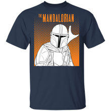 Load image into Gallery viewer, Star Wars The Mandalorian Halftone Portrait T-Shirt Movie Fan Tshirt Fanart Gift Friends Logo T Shirts Quote Saying Slogans Shirt
